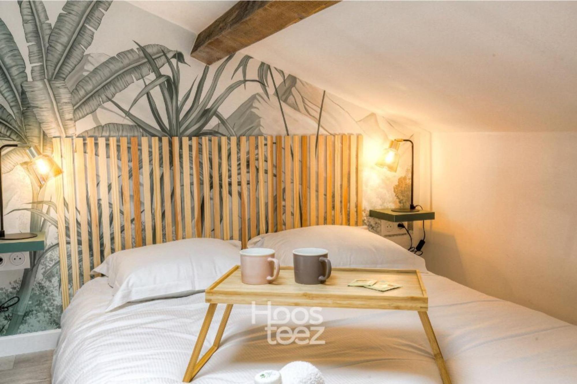 Appartement Atypique Et Reposant Avec Parking Gratuit à Villeurbanne Extérieur photo