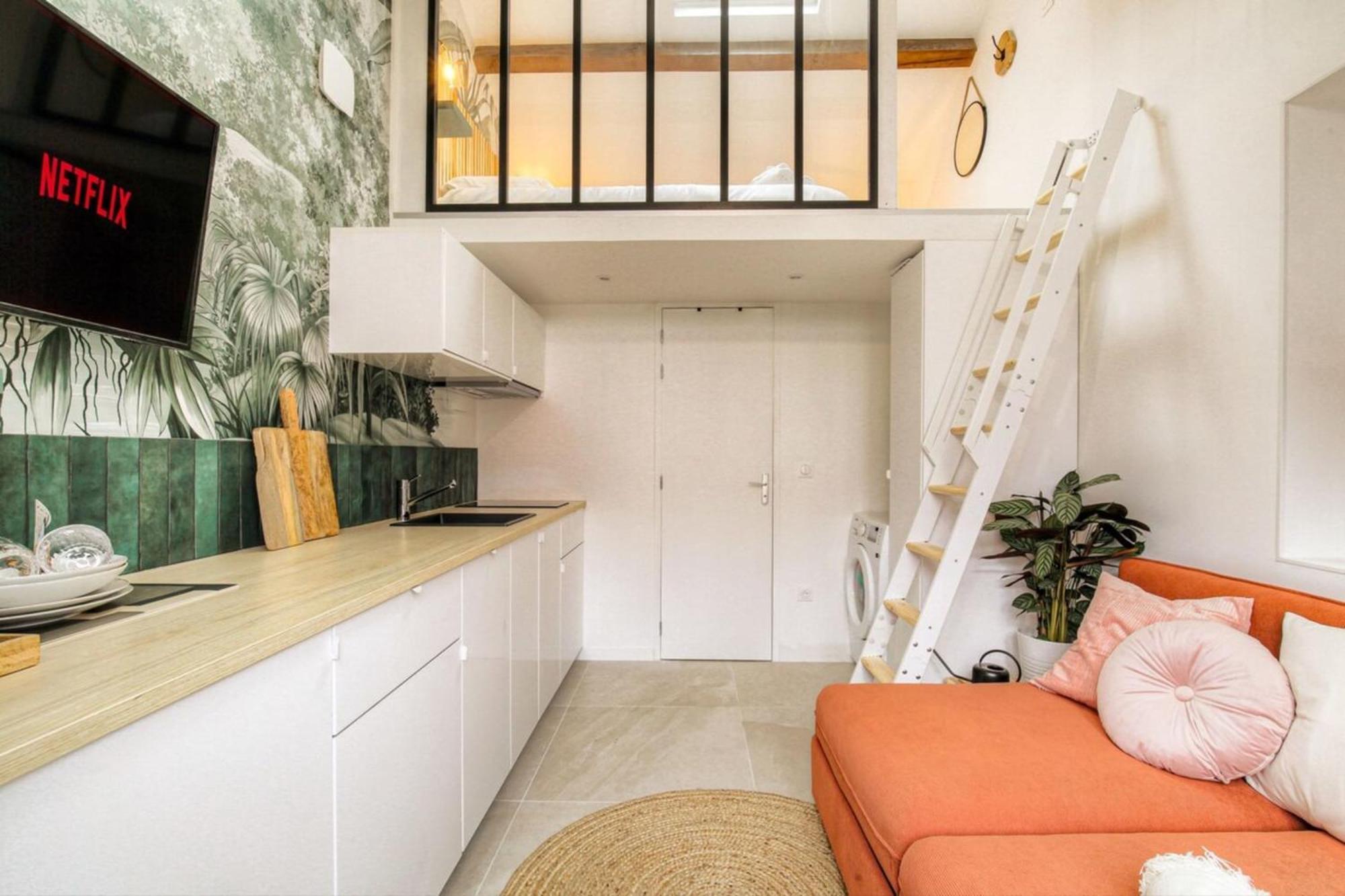 Appartement Atypique Et Reposant Avec Parking Gratuit à Villeurbanne Extérieur photo